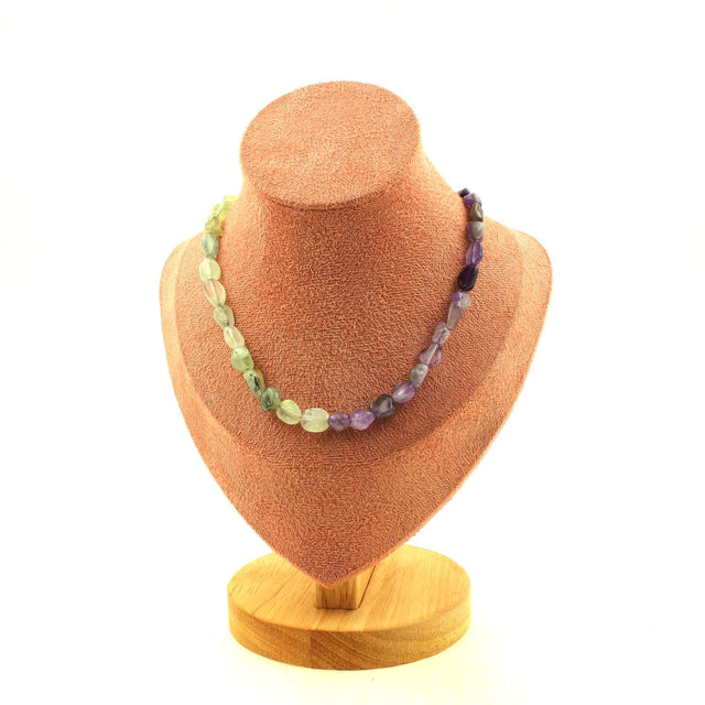 Collier Perles Améthyste + Prhéinite du Canada 